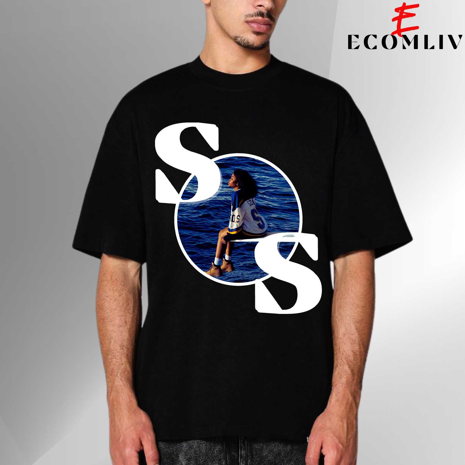 Sza Sos Album T-Shirt, Graphic Fan Tee, Unisex Streetwear